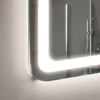 Miroir led rectangulaire coins arrondies