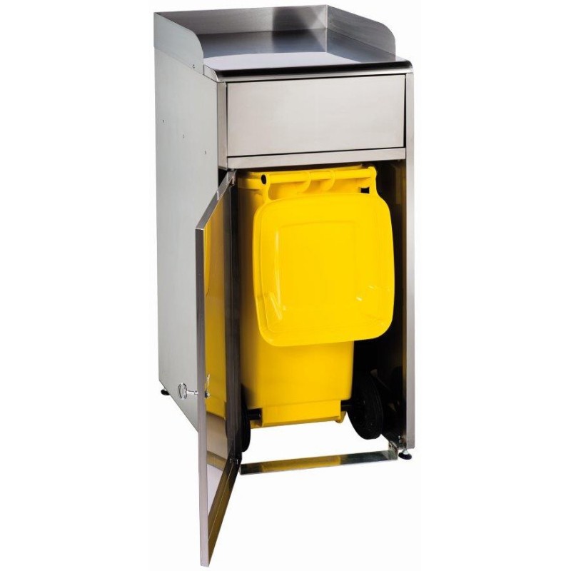 Poubelle de tri sélectif jaune 30 litres - Recyclage des déchets - ON RANGE  TOUT