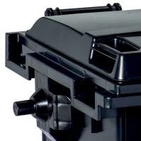 Poubelle plastique à roulette 660 litres noir