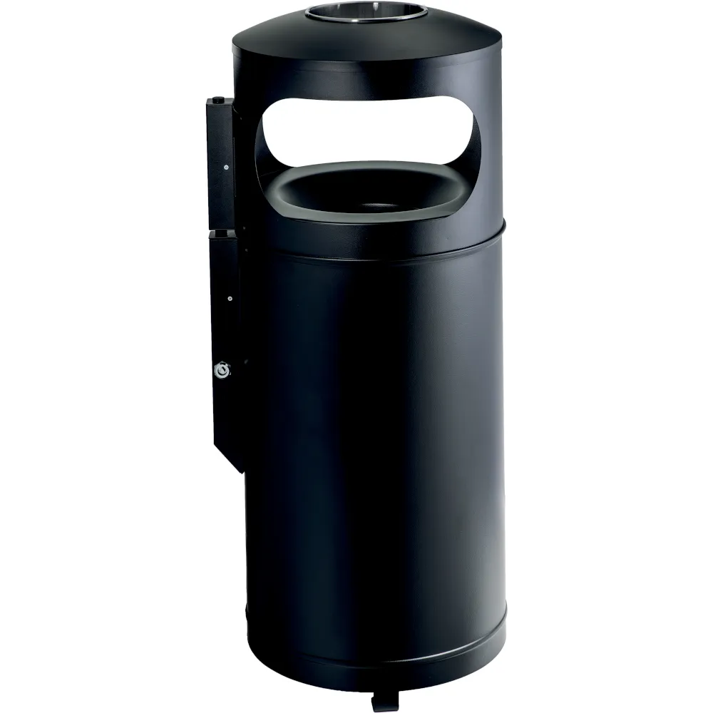 Corbeille cendrier Grisu city moderne pour espaces publics urbains