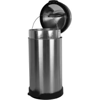 Borne à déchets hygiénique 40L pédale inox