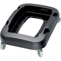 Crochet de liaison pour chariot à roulette