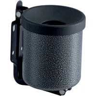 Petit cendrier mural rond 0,5 litres gris