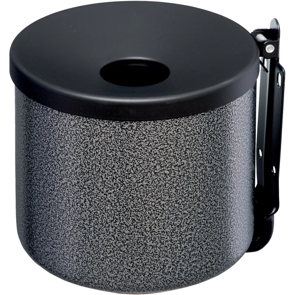 Cendrier mural rond 2 litres gris