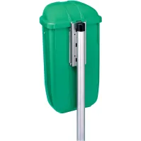 Corbeille classique d'espace vert