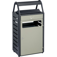 Corbeille cendrier anti-vandalisme