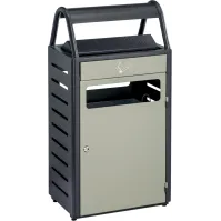 Corbeille cendrier anti-vandalisme