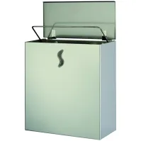 Petite poubelle sanitaire 10 litres inox