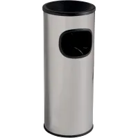 Cendrier corbeille à poser 22 litres inox