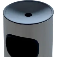 Cendrier corbeille à poser 22 litres inox