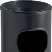 Cendrier corbeille à poser 22 litres noir