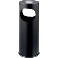 Cendrier corbeille luxe acier à poser 19 litres