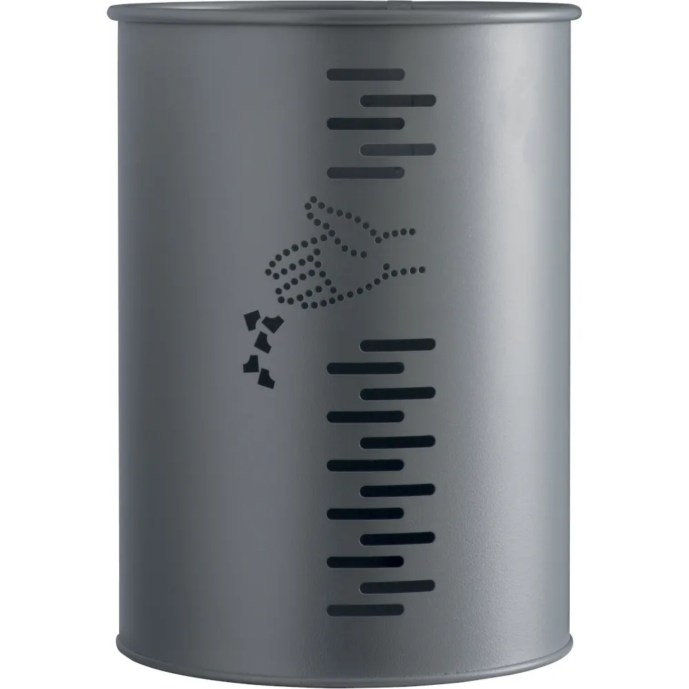 Corbeille cylindrique de parc