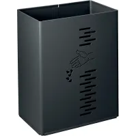 Corbeille rectangulaire murale de parcs et rues 24 litres
