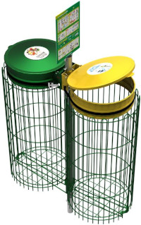 Doppelter Müllsackhalter