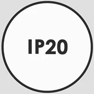 Classe d'étanchéité IP20