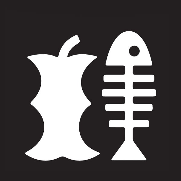 Icône Compostable (blanc)